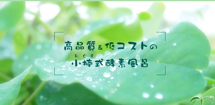 酵素風呂の開業・設置・導入、資材の供給／エスティーユー